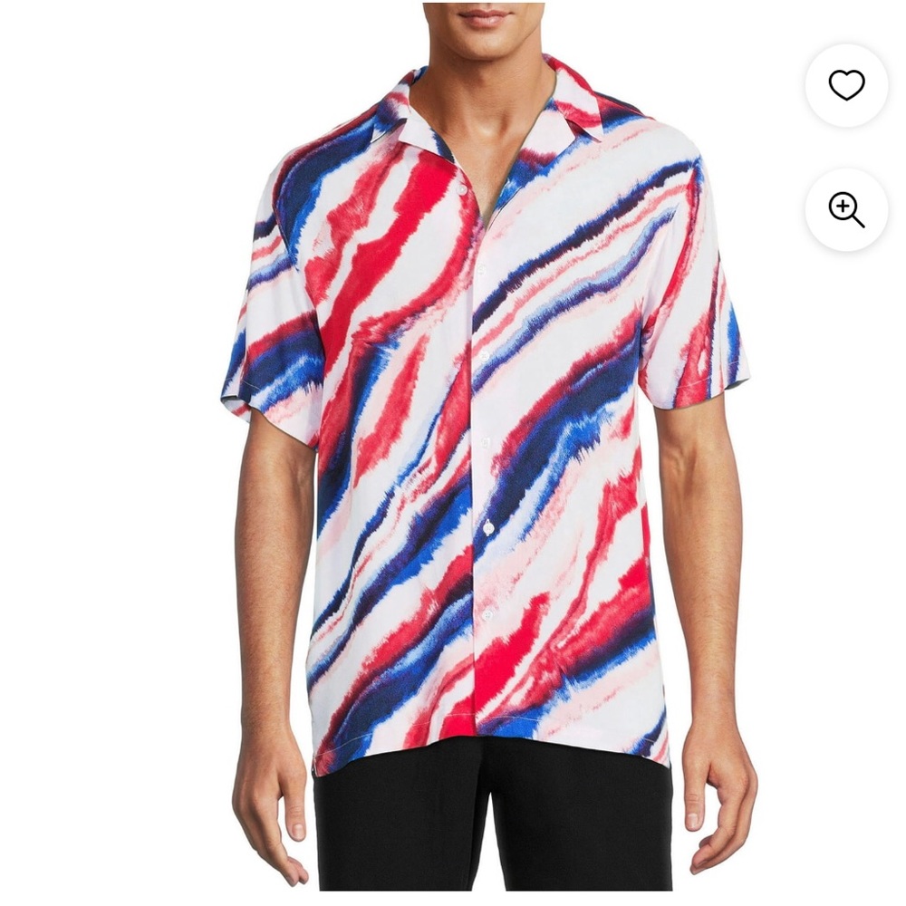 Mens No Boundaries Rayon Resort Shirt